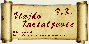Vlajko Kartaljević vizit kartica